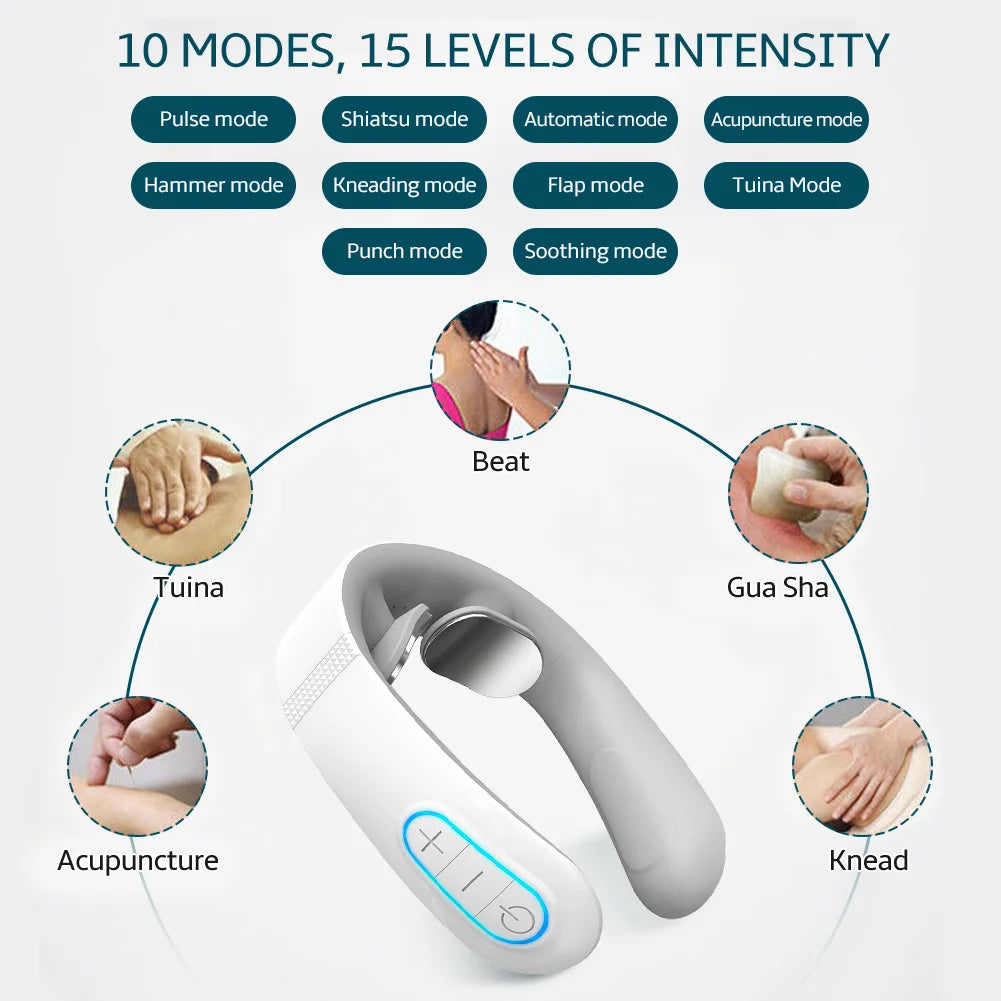 Smart Neck Massager for Pain Relief